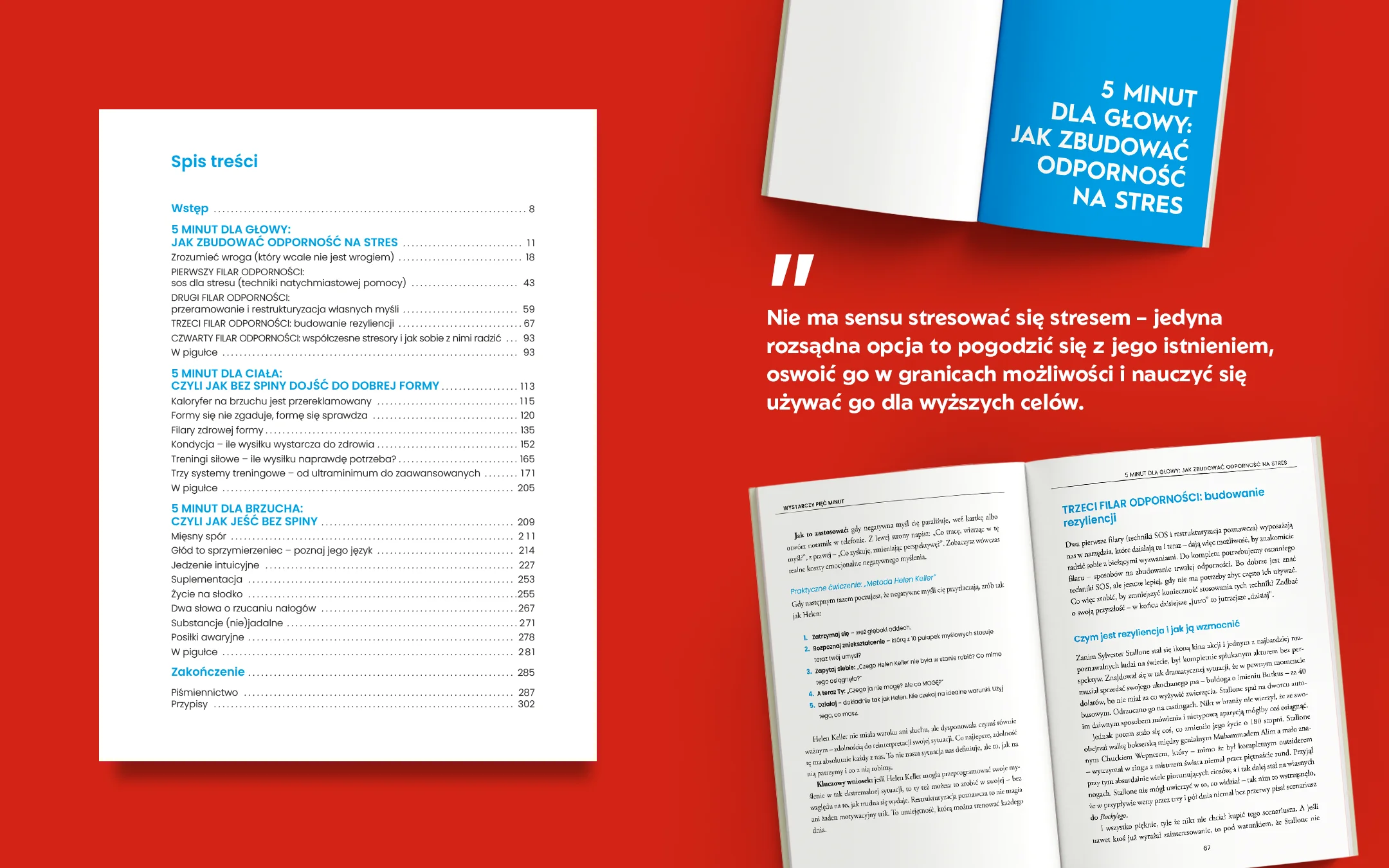 Wystarczy pięć minut – spis treści